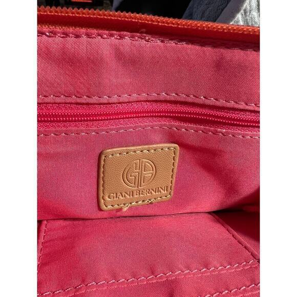 Giani Bernini Coral & Tan Mini Purse - Picture 9 of 10